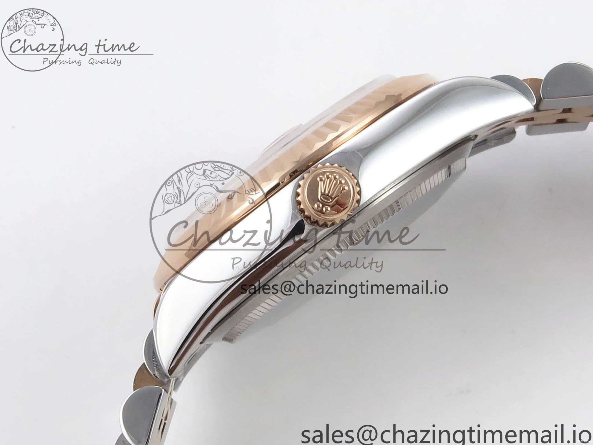 MiroTime 0401 Popular DateJust 31 278271 SS RG GMF 1:1 Best Edition 904L Steel Gray Roman Diamonds Dial on Jubilee Bracelet A 1165